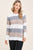 Ivory/Gray/Beige Stripe Sweater(296)