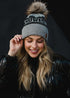 Gray/Black Midwest Beanie(WH203)