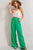 Green Wideleg Pants(635)