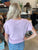 Lilac Short Dolman Sleeve Sweater(W282)
