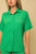 Green Button Up Shorts SET(W925)