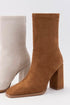 Tan Faux Suede Bootie (Camille- Waukee)