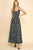 Black Floral Maxi Dress(760)
