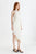 Cream Textured Uneven Hem Dress(W311)