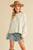 Ivory Cable Knit Sweater(W493)