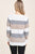 Ivory/Gray/Beige Stripe Sweater(296)
