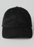 Black corduroy baseball cap (H130)