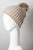 Mocha Textured Knit Beanie(H217)