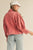 Pink Mineral Wash Denim Jacket(383)