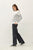 Black Stripe Lightweight Sweater(135)