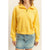 Yellow 1/4 Zip Mineral Wash Soft Sweatshirt(159)