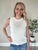 Ivory Lightweight Sweater Tank(156)