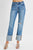 Risen High Rise Straight Wide Cuff Jeans(163)