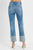 Risen High Rise Straight Wide Cuff Jeans(163)