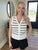 Black Stripe Sweater Vest(169)