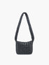 Black Nylon Puffer Crossbody Bag (WB215)