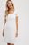 White Crochet Knit Dress(531)