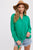 Green Tie Front Blouse(450)