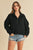 Black 1/2 Zip Sweatshirt(384)