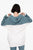 Ivory/Sea Colorblock Oversized Sweatshirt(W840)