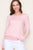 Pink Stripe Lightweight Sweater(838)
