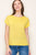 Yellow Short Sleeve Lightweight Sweater(521)