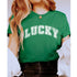 Green “Lucky” Graphic Tee(W829)
