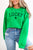 Green “LUCKY” Sweatshirt(W827)