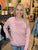 Pink Stripe Lightweight Sweater(838)