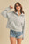 Gray 1/2 Zip Sweatshirt(W870)