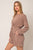 Taupe Textured Ribbed Knit Romper(W909)