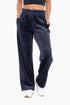 Navy Soft Corded Lounge Pants(397)
