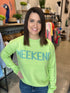Lime “Weekend” Sweater(611)