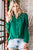 Forest Ruffled Collar Button Up Blouse(W613)