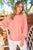 Coral Mineral Wash Top(455)