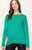 Green Soft Light Sweater(W672)