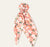 Pink Floral scarf Hair Tie (DE018)