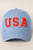Blue USA patch Baseball Cap (WH125)