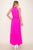 Hot Pink Halter Style Maxi Dress (W914)