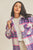 Purple/Pink Plaid Flannel Jacket(539)