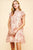 Blush/Rust Print Dress(W707)