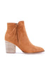 Camel Faux Suede Bootie(Weslee-Waukee )