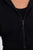 Black Cropped Athletic Jacket(W740)