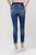 Vervet Medium High Rise Distressed Cuffed Skinny Jean(V2270M)