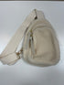 Cream Sherpa sling bag (B108)